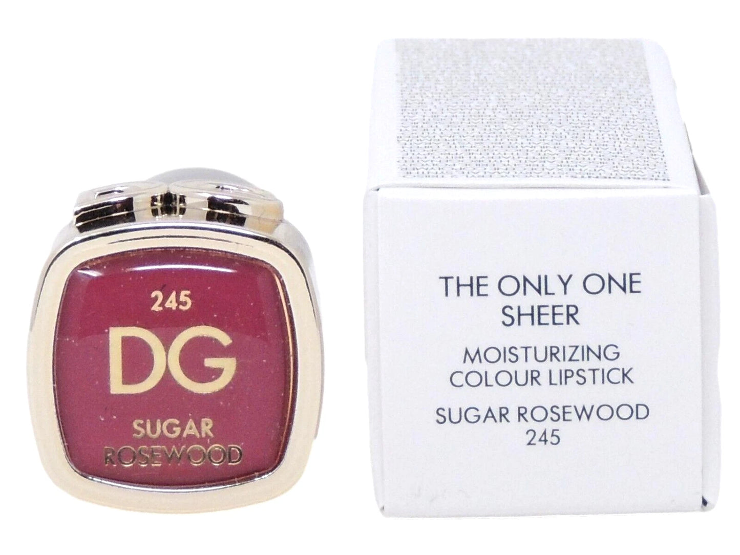 DOLCE & GABBANA THE ONLY ONE SHEER 245 SUGAR ROSEWOOD 3.5g MOISTURIZING LIPSTICK